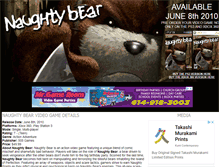 Tablet Screenshot of naughtybear.com